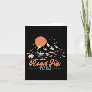 Road Trip 2025 Family Vacay Camping Wandern im Fre Karte