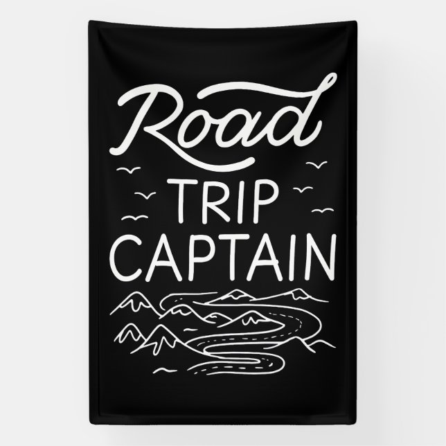 Road Trip Captain I Banner (Vertikal)