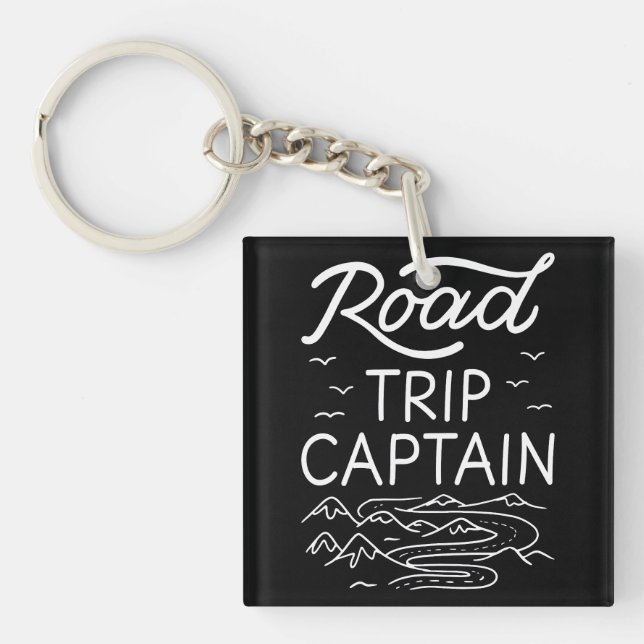 Road Trip Captain I Schlüsselanhänger (Vorderseite)