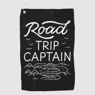 Road Trip Captain I - Wohnmobil-Pilot Camping-Urla Golfhandtuch