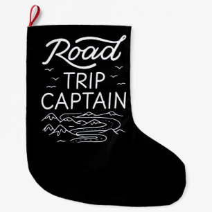 Road Trip Captain I - Wohnmobil-Pilot Camping-Urla Großer Weihnachtsstrumpf