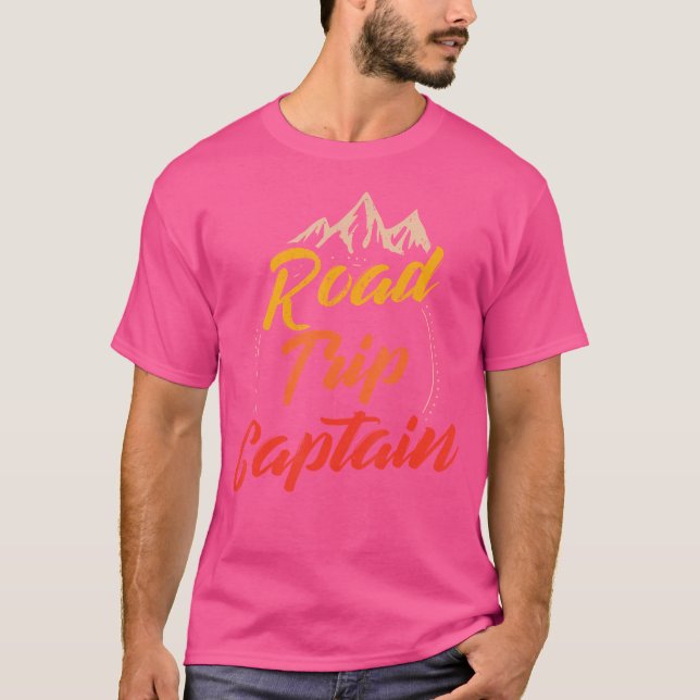 Road Trip Captain Outdoor Rv Camping Group Funny F T-Shirt (Vorderseite)
