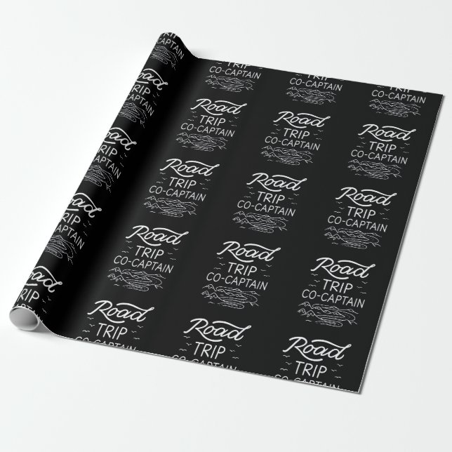 Road Trip Co-Captain I Geschenkpapier (Ungerollt)