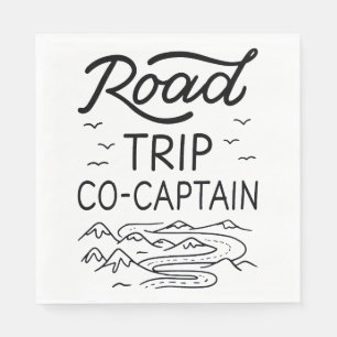 Road Trip Co-Captain I Serviette