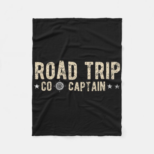 Road Trip Co Captain Road Trip 3 Fleecedecke (Vorderseite)