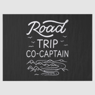 Road Trip Co-Kapitän I - RV Navigator Camping Lieb Seidenpapier
