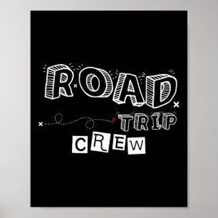 Road Trip Crew 2025 Family Wiedersehen Sommerurlau Poster