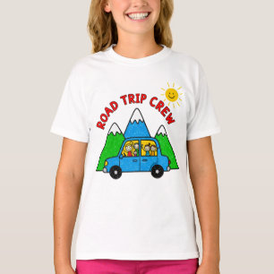 Road Trip Crew Kinder Reise Zeichnung T-Shirt