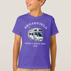 Road Trip Custom Family Matching RV Camper T-Shirt