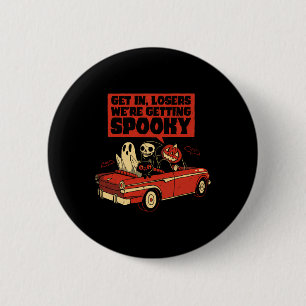 Road Trip Erregung - Halloween Button