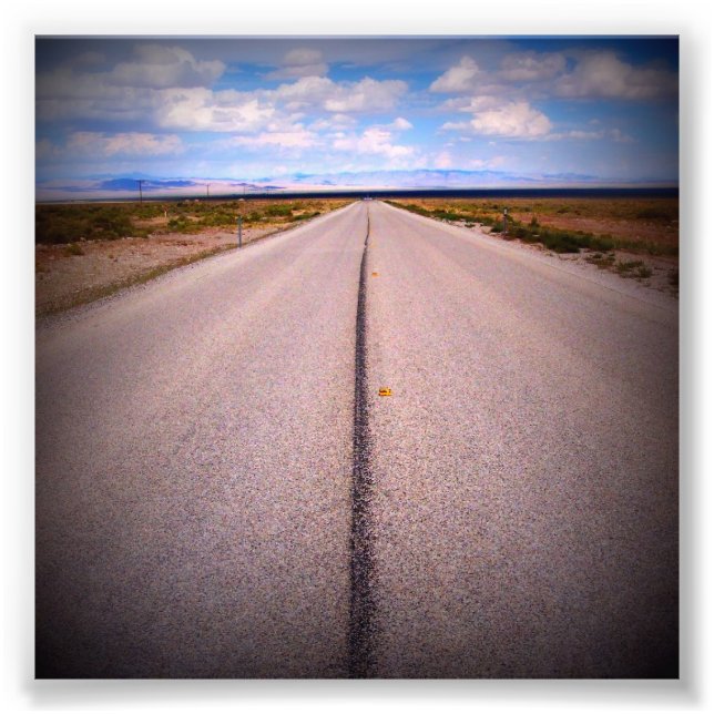 Road Trip Sommerurlaub 4x4 Square Fotodruck (Vorne)