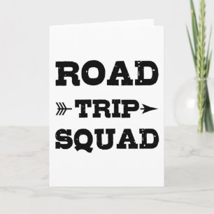 ROAD TRIP SQUAD Lustige Gruppenurlaub Übereinstimm Karte