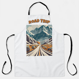 Road Trip to the High Sierras! Apron Schürze