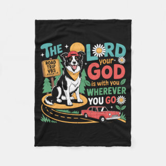 Road Trip Vbs 2026 Christliches Hunde-Bibel-Thema Fleecedecke