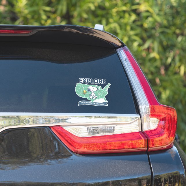 Road Trippin | Erdnüsse Erkundung Aufkleber (Auto Seite)