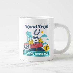 Road Trippin Erdnüsse Es ist Cool zu Carpool Jumbo-Tasse