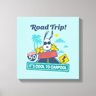 Road Trippin   Erdnüsse Es ist Cool zu Carpool Leinwanddruck
