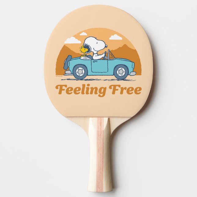 Road Trippin | Erdnüsse Gefühl kostenlos Tischtennis Schläger (Vorderseite)
