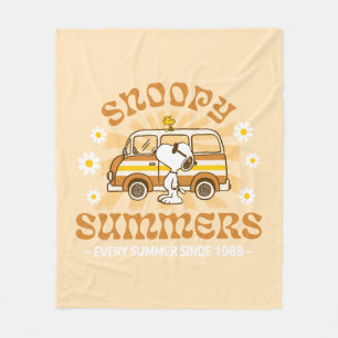 Road Trippin Erdnüsse Snoopy Summers Fleecedecke