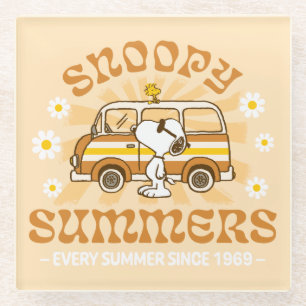 Road Trippin Erdnüsse Snoopy Summers Glasuntersetzer