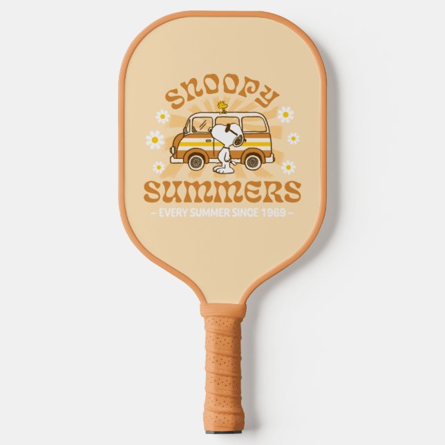 Road Trippin | Erdnüsse Snoopy Summers Pickleball Schläger (Vorderseite)
