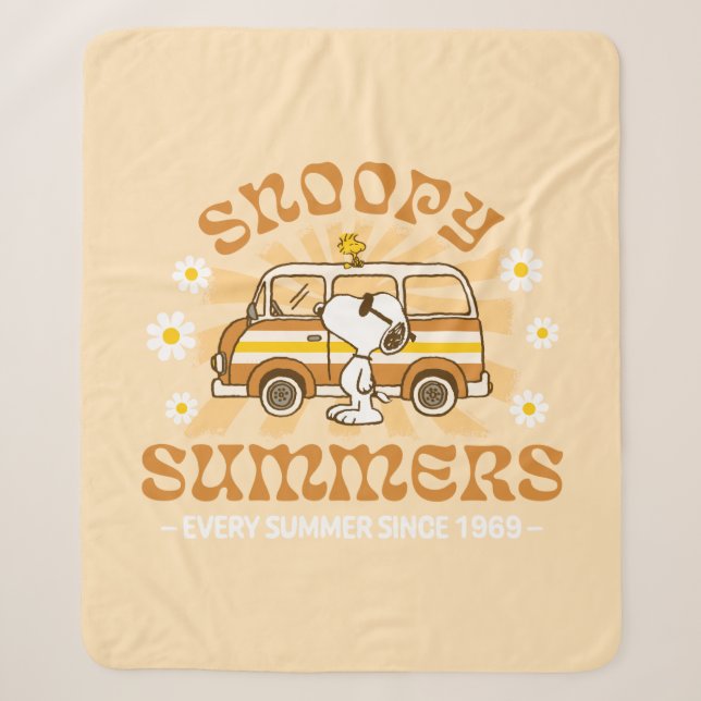 Road Trippin | Erdnüsse Snoopy Summers Sherpadecke (Vorderseite)