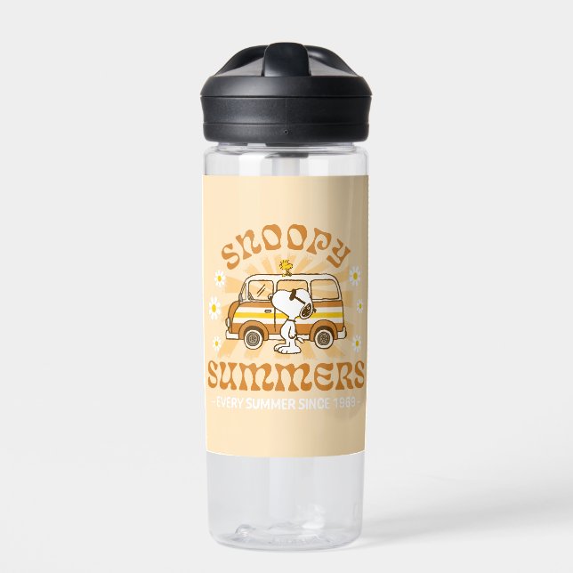 Road Trippin | Erdnüsse Snoopy Summers Trinkflasche (Vorderseite)
