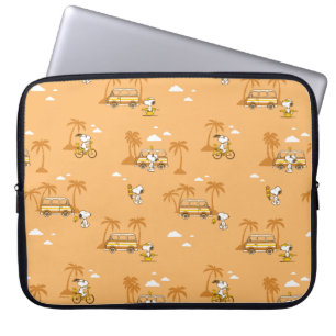 Road Trippin Peanuts Snoopy Beach Pattern Laptopschutzhülle