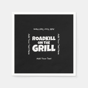 Roadkill auf dem Grill - lustiges GRILLEN Party Serviette