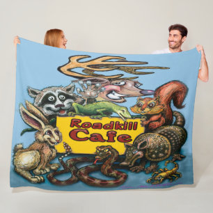 Roadkill Café Fleece Blanket