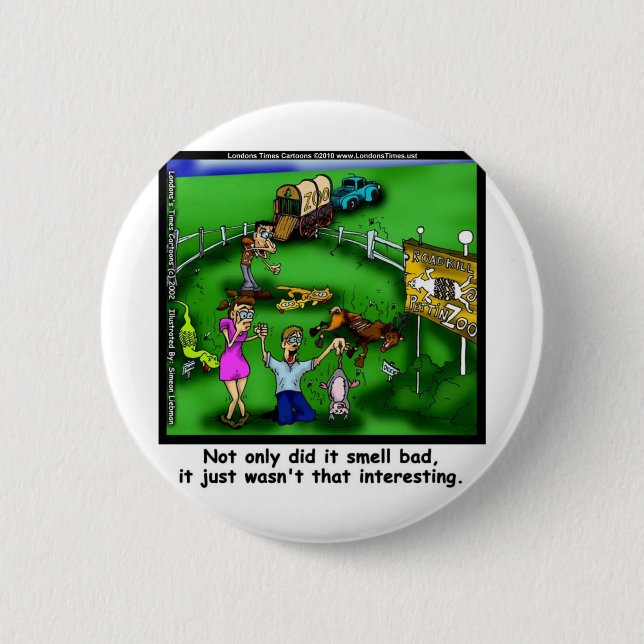 Roadkill Petting Zoo Funny T-Shirts & Geschenke Button (Vorderseite)