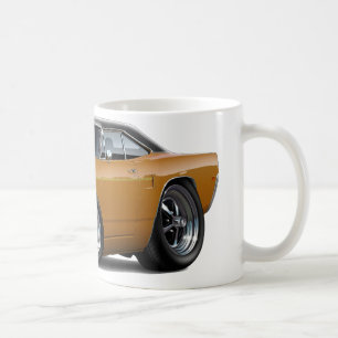 Roadrunner-Brown-Schwarze Spitze 1970 Kaffeetasse