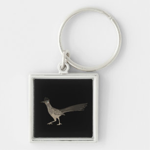 Roadrunner cool bird illustration schlüsselanhänger