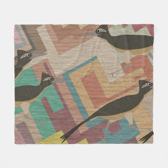 Roadrunner Fleece Blanket (Vorderseite (Horizontal))