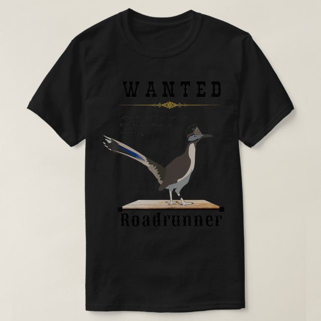 Roadrunner Gewollt Funny T-Shirt (Design vorne)