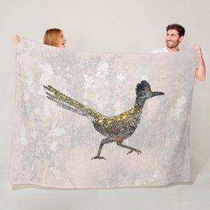 ROADRUNNER IN NEUER MEXIKO-SONNE FLEECEDECKE