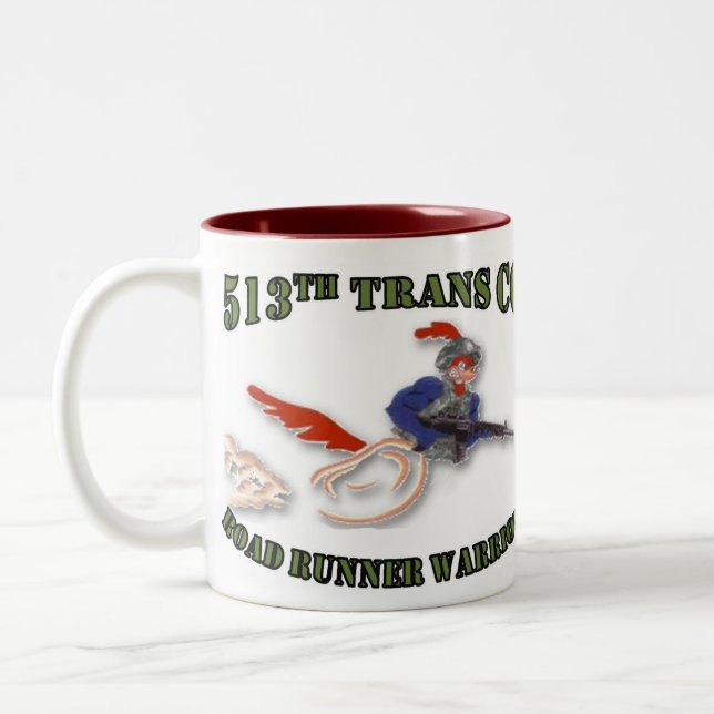 Roadrunner-Krieger Zweifarbige Tasse (Links)