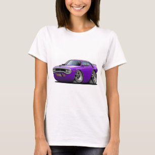 Roadrunner-Lila-Schwarzes Auto 1971-72 T-Shirt