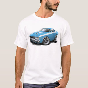Roadrunner-lt 1973-74 Blau-Weiß Car T-Shirt