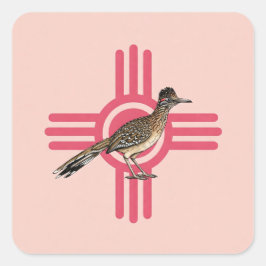 Roadrunner Quadratischer Aufkleber