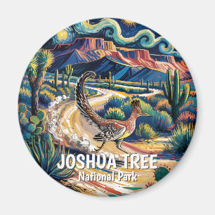 Roadrunner von Joshua Tree Van Gogh Nacht individu Magnet