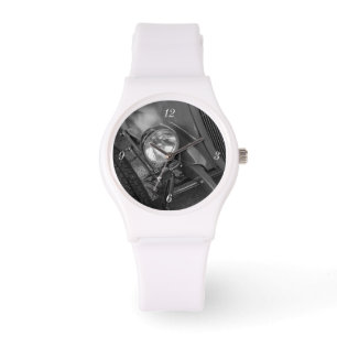 Roadster Grayscale der 30er Jahre Armbanduhr