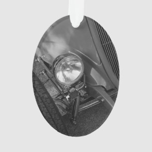 Roadster Grayscale der 30er Jahre Ornament
