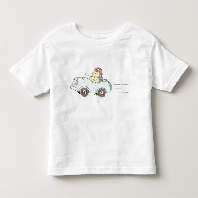 Roadster-Igel Kleinkind T-shirt (Vorderseite)