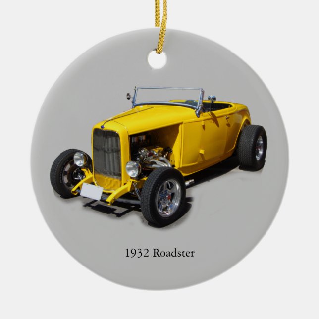 Roadster-Ornament 1932 Keramik Ornament (Vorne)