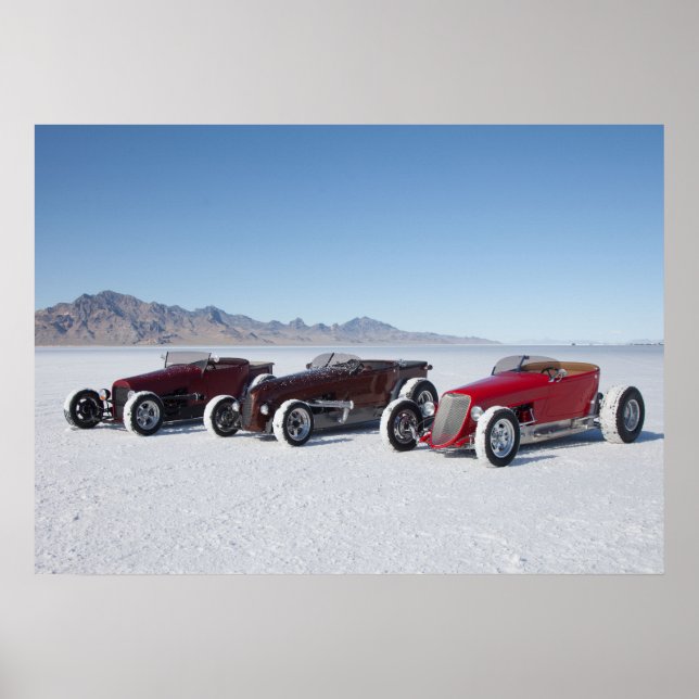 Roadster zu den Salzflachsteinen Poster (Vorne)