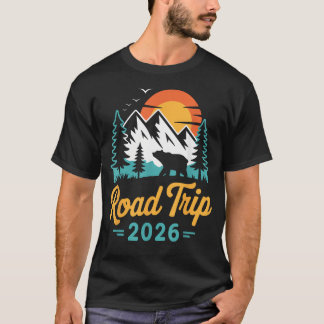 Roadtrip 2026 Familienfreund Urlaub Reise T-Shirt
