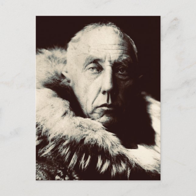 Roald Amundsen Postkarte (Vorderseite)