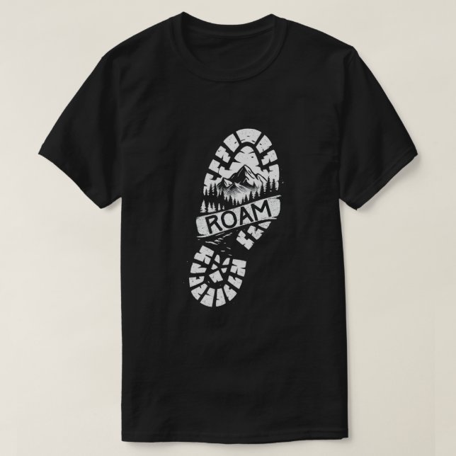 Roam Bootprint Mountain Trail T-Shirt (Design vorne)