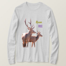 Roam Free Deers Langarm Oberteil T-Shirt